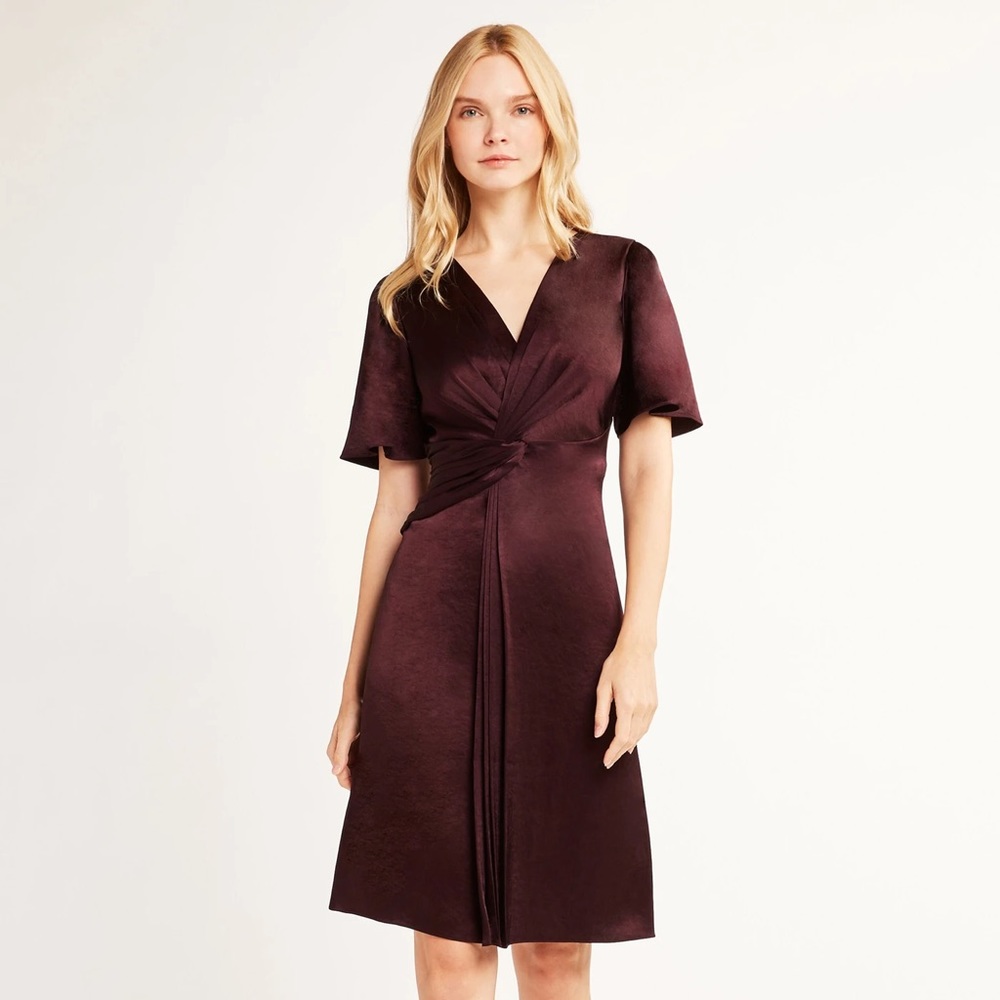 Elie Tahari Silvana Twist Front Dress